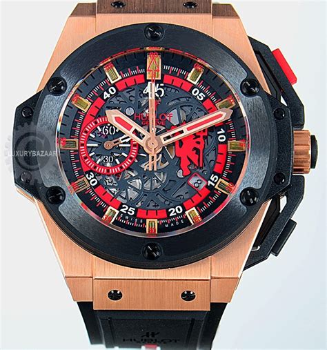 Hublot King Power Red Devil Manchester United Rose Gold 